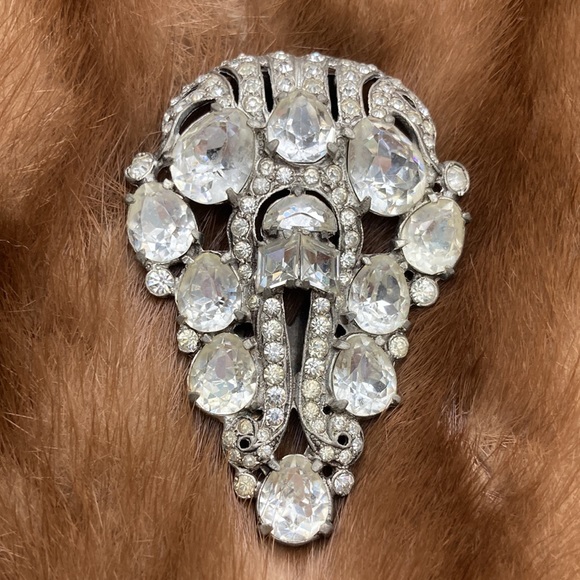 Eisenberg Original Jewelry - 1930’s Eisenberg Original Dress Clip, Eisenberg Brooch, Signed Brooch